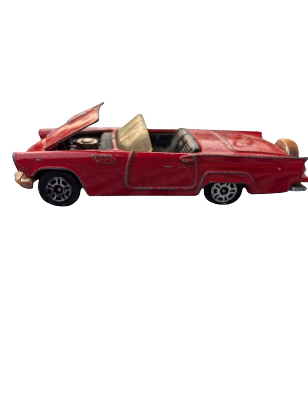 2 For $20 🩷 Vintage 1980 Corgi Ford Thunderbird Red Convertible